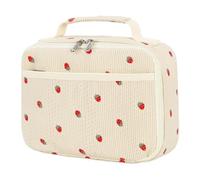 Insulated Lunch Bag for Women - Large Lunch Bag with Insulation Aluminum Foil Pearl Cotton for Work Office Picnic School Travel BBQ, Large Capacity & Cute Design, Waterproof Portable Reusable