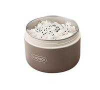 Insulated Lunch Box 650 ml - Keeps Hot Cold Food Perfect Temperature | Vacuum Stainless Steel Food Jar Leak Proof Wide Mouth | Office Workers Students Japanese Style ento Microwaveable Multi Layer Por