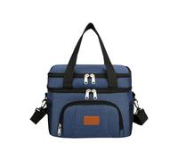 Insulated Lunch Carrier 12L Capacity Quick-Wipe Lining & Long-lasting Shoulder Strap For Construction Nurses Outdoor Waterproof Lunch Bag