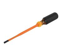 Insulated Screwdriver, 1000V Slim Profile Tip, 1/4-Inch Cabinet Screwdriver with 6-Inch Shank, Cushion-Grip Handle Klein Tools 6926INS