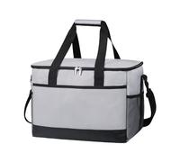Insulated Thermal Carrier Bag, 35L Hot and Cold Retention Case, Large Food Storage Tote with Zipper Closure Handle and Shoulder Strap for Milk Fruits Beer Picnic Seafood Outdoor Travel Events