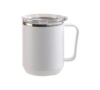 Insulated Tumblers - 460ml Steel Thermal Drink Cup, Leakproof Coffee Tea Container with Heating Feature | Portable Hot Cold Water Bottle for Outdoor Travel Work College Fitness Men Women