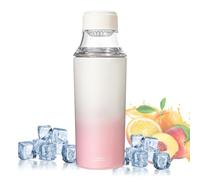 Insulated Water Bottle - 450ml Vacuum Flask, Stainless Steel Gradient Cup