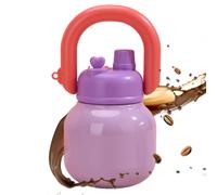 Insulated Water Bottle, 650ml Metal Drinkware, Carry Handle, School Park