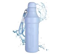 Insulated Water Bottle - Compact Vacuum Beverage Container, Strap Carry Thermal Flask with Leakproof Seal Heat Retention Design, Ideal for Workplace Travel Fitness Hydration