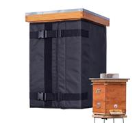 Insulated Winter Bee Hive Wrap, 600D Oxford 8/10 Frame Cover | Multi-Layer Thermal Aluminum Foil, Adjustable Nylon Buckle Straps, Built-In Ventilation Airflow Openings, Durable