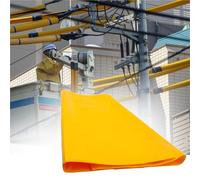 Insulating Blanket for Electrical Work, High Voltage Insulating Blanket for Substation Field Generator Room, Outdoor EVA Resin Insulation Protection Cover, clips(0.4KV - 100x120cm(39.4x47.2in))