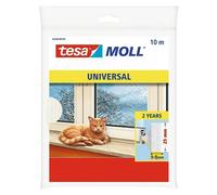 INSULATION Burlete de gomaespuma universal (Blanco, 10 m x 25 mm x 5 mm, Desajustes de 1 - 5 mm)