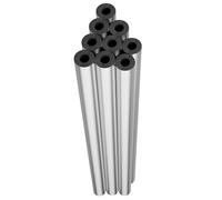 Insulation Foam Wrap Aluminum Foil Pipe Covers for Spigot, Winter Outside Pipes, Water Heater Freeze Protection, Tube(ID*TH 60*40mm/2.36*1.57in)