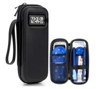 Insulin Cooler Travel Case with Temperature Display, Insulin Travel Case TSA Approved (Black)