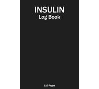 Insulin Log Book: Record Blood Sugar Readings Insulin Types Dosage and Injection Sites, for Type 1 and Type 2 Diabetes