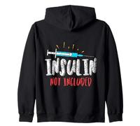 Insulina Non Inclusa Diabéticos Tipo Paciente Diabetes Sudadera con Capucha