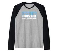 Insulina Non Inclusa Tipo Paciente Diabéticos Diabetes Camiseta Manga Raglan