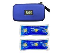 Insulins Coolers - Funda de viaje para diabéticos, bolsa de transporte aislada con pantalla de temperatura para uso diario