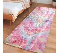 Insun Alfombra Salon de Pelo Largo, Rug Moderna Mullida Antideslizante, Tapete Lavable para Habitación, Dormitorio, Pasillo Teñido Anudado Arcoíris 2 275 x 365 cm