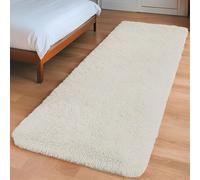 Insun Alfombra Salon de Pelo Largo, Tapete Moderna Mullida Antideslizante, Rug Lavable para Habitación, Dormitorio, Pasillo Crema 275 x 365 cm