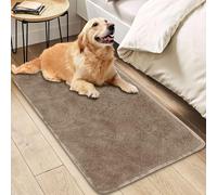 Insun Alfombras Rectángulo Salon, Tapete Pelo Largo de Habitacion Dormitorio Lavable Antideslizante Marrón Claro 1 275 x 365 cm