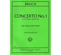 INT865 - Bruch - Concierto n.° 1 en sol menor, Opus 26 para violín y piano