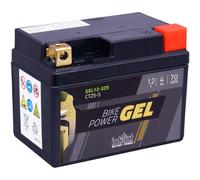 intAct Bike-Power GEL12-5ZS, CTZ5-S, batería de moto 12V 4Ah 70A (EN), batería de moto de gel sin mantenimiento con un 30% más de potencia de arranque, para scooter, moto, quad, tractor de césped