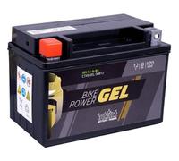 intAct - Bike-Power GEL12-9-BS, CTX9-BS, 50812, Batería de moto 12V 8 Ah 170 A (EN), Batería de gel de moto sin mantenimiento con un 30% más de potencia de arranque, para scooters, motos, quads