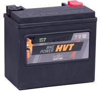 intAct - Bike-Power HVT-05,CB16-B Batería de moto AGM 12V 22Ah 300A (EN), batería AGM para scooter, moto, quad, tractor de césped y muchos más, batería sin mantenimiento y a prueba de fugas