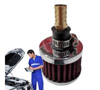 Intake Air Filter Replacement - Car Engine Breather for Improved Performance | 12MM Three Way with Hard Joint Filter, Efficient Vehicle Air Intake System Component for Cars Trucks SUV Auto Maintenance
