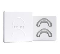 Intake Bandas de admisión extra para respirar (paquete de 2), pequeño-mediano (M1), blanco mate. (pestañas no incluidas)