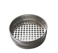 INTCHE 1 tamiz de prueba estándar de laboratorio de apertura de 1 a 12 mm para cereales de aluminio de 220 mm de diámetro agujeros redondos (color: 2 mm)