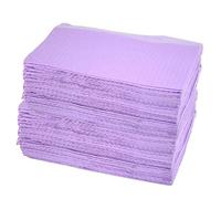 INTCHE 125 Servilletas Desechables de 3 para Tatuaje, Almohadilla Absorbente Impermeable, Personal para Tatuar, Mantel (PúRpura)