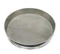 INTCHE Prueba de Laboratorio Estándar Filtro Malla Pantalla de Malla Muestra Colador Inspección Farmacopea Tamiz Diámetro 20 cm 12-200 Malla (Color: 140 Malla (0,105 mm))