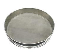 INTCHE Tamiz de prueba de laboratorio estándar Filtro de malla Pantalla de malla Tamiz de muestra de malla Tamiz de suelo Inspección de tamiz de farmacopea Dia 20cm 12-200mesh (Color: malla 120 (0,125