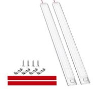 Intckwan Plafon Led 12v Autocaravana, 168 LEDs, Luz Led 12v, Tira Led 12v, 12V Interior Lampara, 6000K Blanca, Luces LED Coche para RV Caravana Camper Furgoneta Barco Techo Camión(2 Piezas)