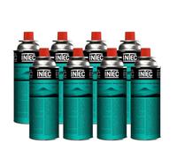 INTEC - Pack 8 Bombonas Camping Gas 227gr Cartucho Butano Compacto