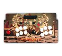 IntecGaming Genesis - Varilla de lucha para gabinete Arcade1Up, Juega SEGA Genesis en el gabinete, conecta tu cartucho y juega, funciona como consola Genesis, joysticks modificados especialmente diseñados para Arcade1Up