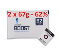 Integra Boost 62% - 2 x 67 g - Humidificador de aire de 2 vías con indicador - Humedad hasta 500 g I Paquete de humidificación