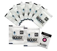 Integra Boost 62% - 8 x 4 g regulador de humedad I Humidificador de 2 vías con indicador - Humedad hasta 10 g I Paquete de humidificación