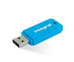 Integral 128GB Neon Azul USB 2.0 Flash Drive