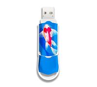 Integral Unidad USB 3.2 XPression de 128GB con Diseño de Pez Koi - Estilizado y Hermoso Pendrive, Almacenamiento Externo para Trabajo, Estudio y Ocio