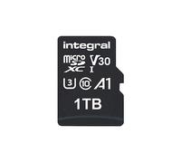 Integral 1TB microSD Card Premium Alta Velocidad Tarjeta de Memoria Vídeo 4K - hasta 100MB/s Lectura y 50MB/s Escritura, UHS-I, U3, Clase 10, A1 Rendimiento para App - Smartphones, tabletas, Drones