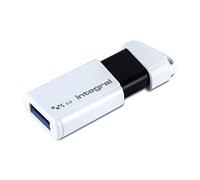 Integral 256GB USB Memoria 3.0 Flash Drive Turbo Blanco, hasta 400MB/s de Lectura y 200MB/s de Escritura