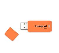 Integral 948720 - Memoria USB 2.0 de 16 GB, Color Naranja