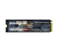 Integral Advantage Pro-2 M.2 2280 PCIe Gen4 X4 NVMe 1.4 SSD de 4 TB de hasta 7200 MB/s de Lectura y 6200 MB/s de Escritura. Tecnología de refrigeración de ejecución sin disipador de Calor Mejorada