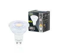 Integral Bombilla LED 10 PACK Vidrio GU10 Cálido 2700K, 400LM, 3,6W (equivalente a 50W) No Regulable - Eficiencia energética e ideal para focos y luces empotradas en baños, cocinas, salones