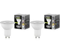 Integral Bombilla LED 5 PACK GU10 Cálido 2700K, 590LM, 4,9W (equivalente a 75W) No Regulable - Eficiencia energética e ideal para focos y luces empotradas en baños, cocinas, salones, comedores