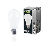 Integral Bombilla Mate LED 2 PACK E27 GLS A60 Blanco Frío 4000 K, 2000 LM, 14,5 W (equivalente a 120W) no regulable - Eficiencia energética e ideal para accesorios de pared y lámparas en oficinas