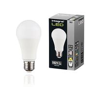 Integral Bombilla Mate LED 2 PACK E27 GLS A60 Cálido 2700 K, 1921 LM, 14,5 W (equivalente a 120 W) No Regulable - Eficiencia energética e ideal para accesorios de pared y lámparas en salones