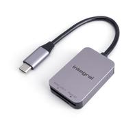 Integral de doble ranura UHS-II V90/V60 SD 4.0 & microSD adaptador lector de tarjetas de memoria USB-C - Para iPhone 15/16 Plus/Pro/Pro Max, MacBook Pro/Air M1/M2/M3/M4, iPad, PC, portátil, smartphone