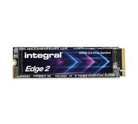 Integral Edge 2 Gen 5 SSD PCIe 5.0 M.2 2280 NVMe 2 TB, Lectura de 15 000 MB/s y Escritura de 14 000 MB/s ultrarrápidas: Juego Veloz, edición de vídeo en 4K/8K, creación con IA y renderizado 3D