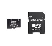 Integral Europe INMSDH4G10-20V2 - Tarjeta de Memoria Micro SDHC (4 GB, Clase 10)