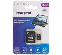 Integral INMSDHC32G - Tarjeta de memoria micro SDHC de alta velocidad (32 GB, incluye adaptador SD)